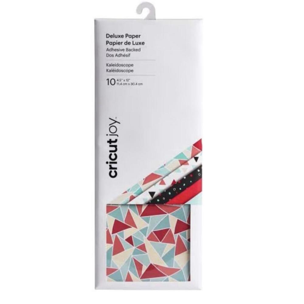 Cricut Joy Adhesive Backed Deluxe Paper Kaleidoscope 4.5x12